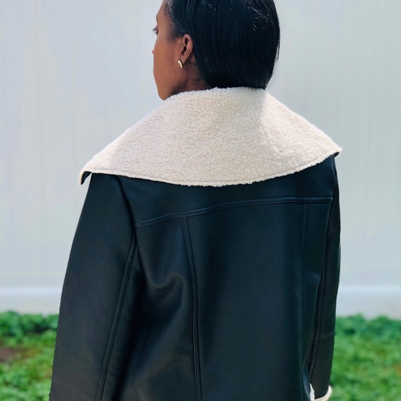 Embers Leather Sheepskin Jacket- LAST ONE - Picture 4 of 4